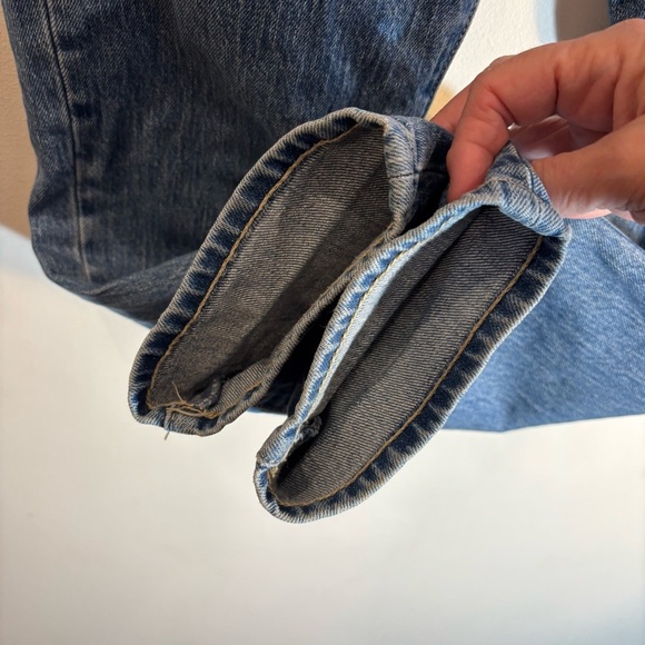 ROLLA’S Sz 28 High Rise Slim Light Was Blue Denim Jeans Classic 5 Pockets - Picture 5 of 11